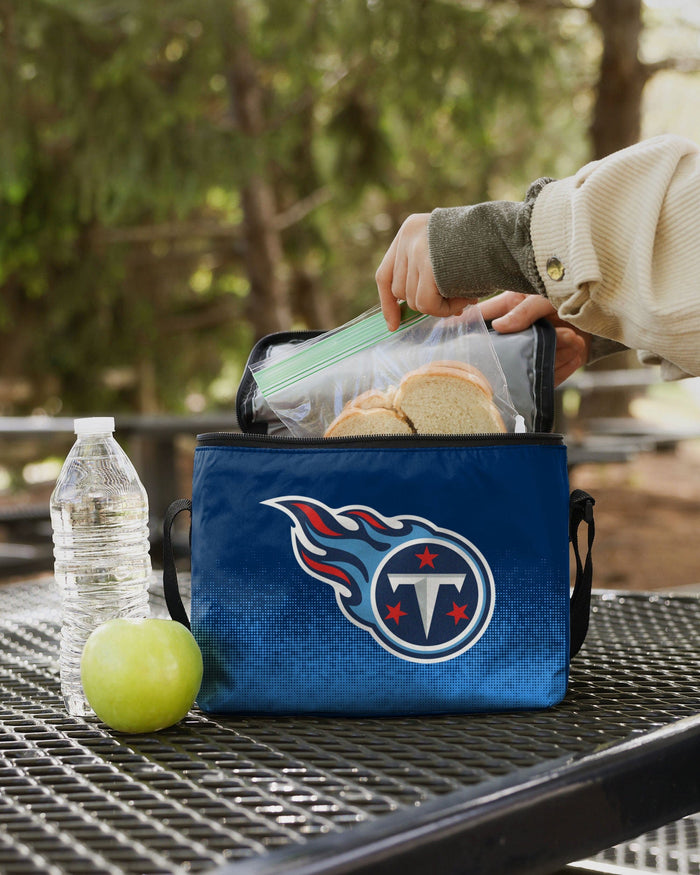 Tennessee Titans Big Logo Gradient 6 Pack Cooler FOCO - FOCO.com