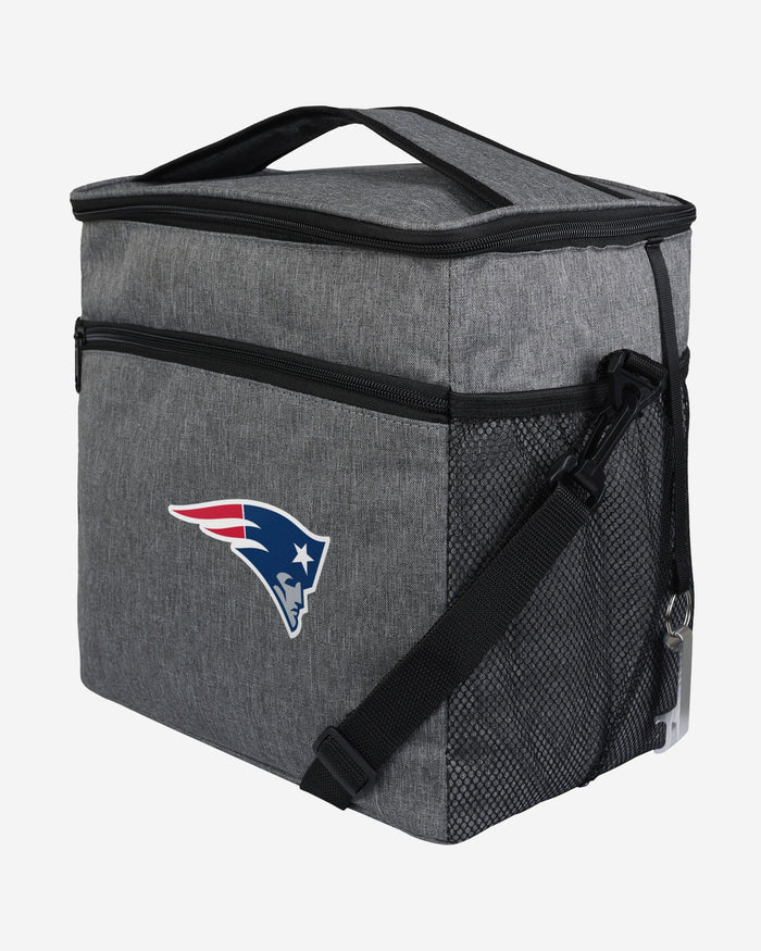 New England Patriots Heather Grey Tailgate 24 Pack Cooler FOCO - FOCO.com