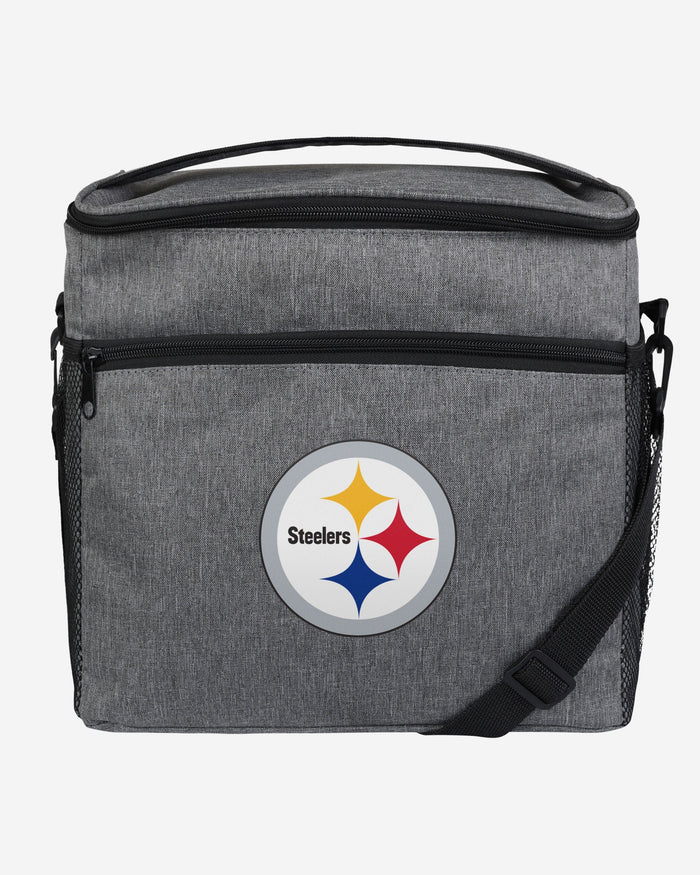 Pittsburgh Steelers Heather Grey Tailgate 24 Pack Cooler FOCO - FOCO.com