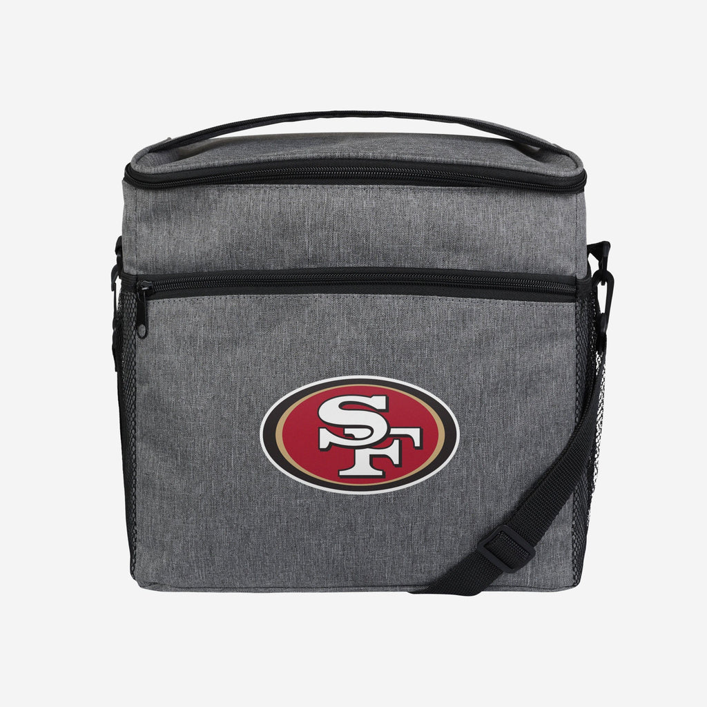 San Francisco 49ers Heather Grey Tailgate 24 Pack Cooler FOCO - FOCO.com