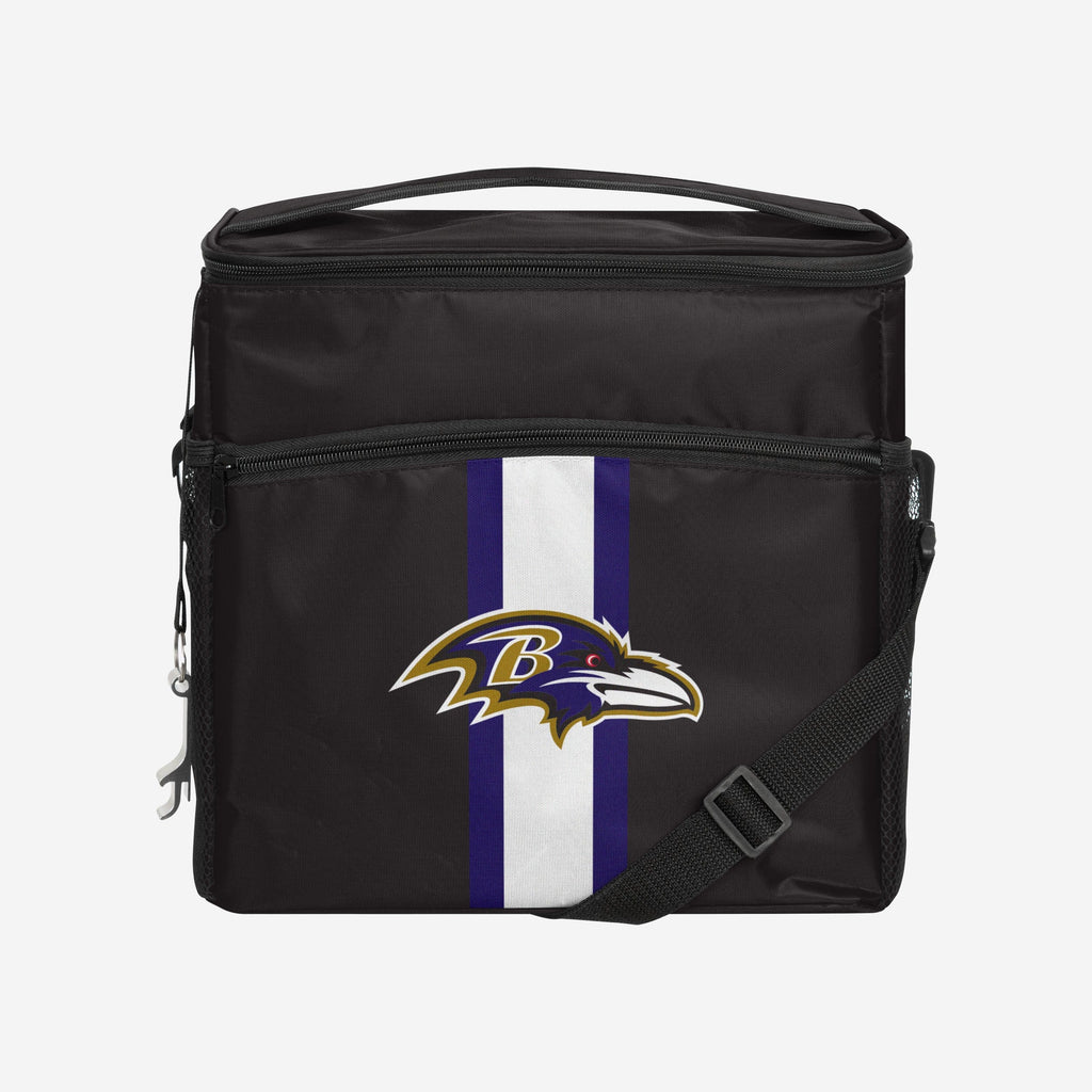 Baltimore Ravens Team Stripe Tailgate 24 Pack Cooler FOCO - FOCO.com