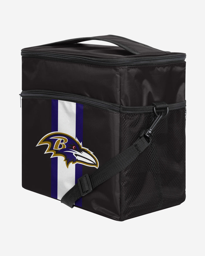 Baltimore Ravens Team Stripe Tailgate 24 Pack Cooler FOCO - FOCO.com