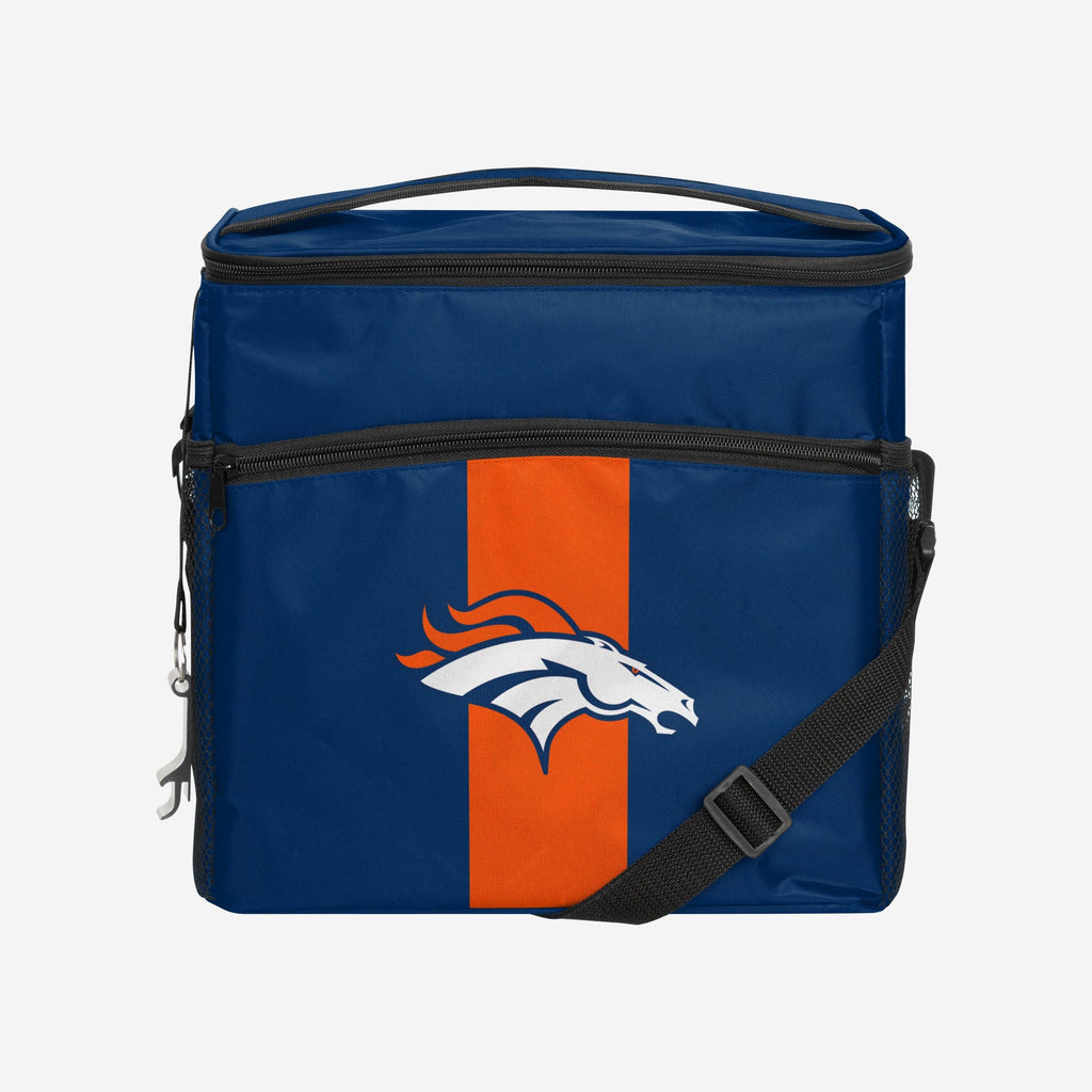 Denver Broncos Team Stripe Tailgate 24 Pack Cooler FOCO - FOCO.com