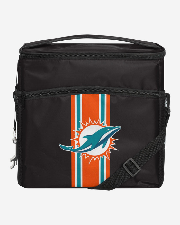Miami Dolphins Team Stripe Tailgate 24 Pack Cooler FOCO - FOCO.com