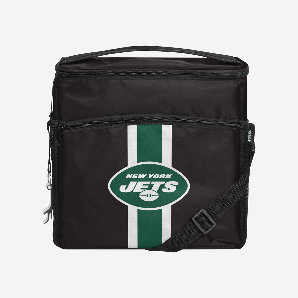 New York Jets Team Stripe Tailgate 24 Pack Cooler FOCO - FOCO.com