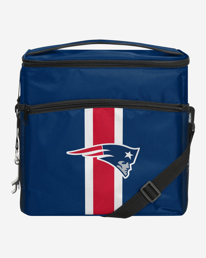 New England Patriots Team Stripe Tailgate 24 Pack Cooler FOCO - FOCO.com
