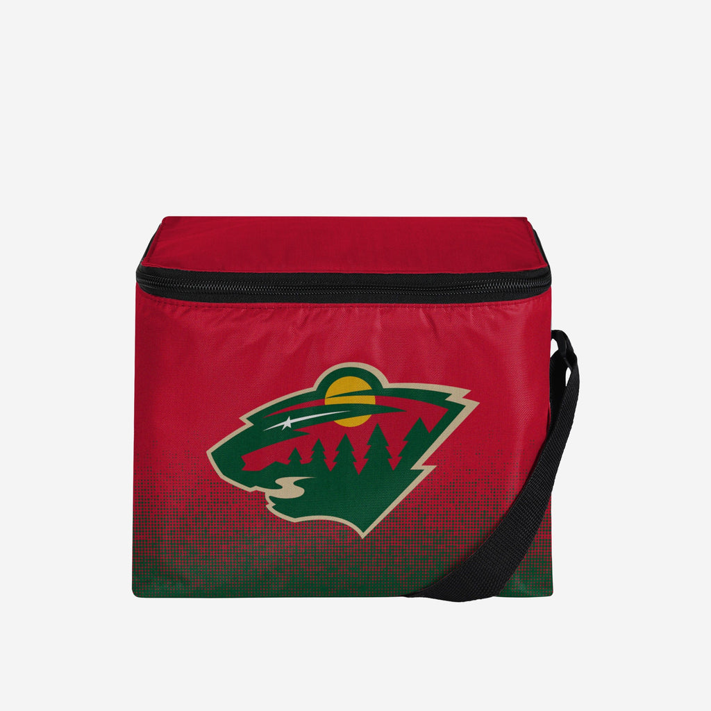 Minnesota Wild Big Logo Gradient 6 Pack Cooler FOCO - FOCO.com