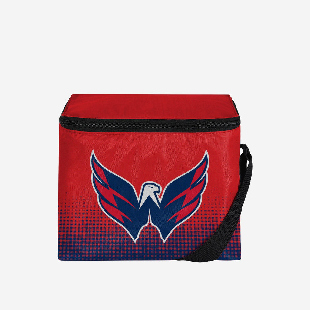 Washington Capitals Gradient Big Logo Gradient 6 Pack Cooler FOCO - FOCO.com