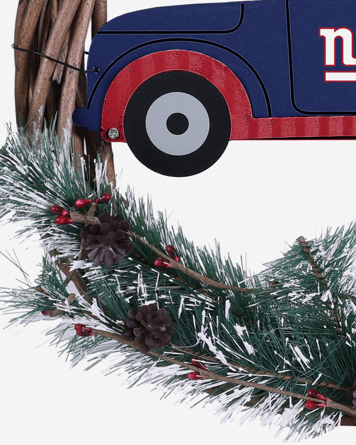 New York Giants Wreath With Truck FOCO - FOCO.com