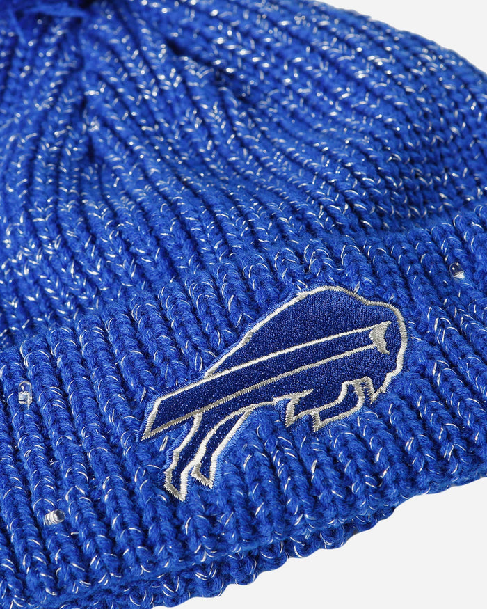 Buffalo Bills Womens Glitter Knit Cold Weather Set FOCO - FOCO.com