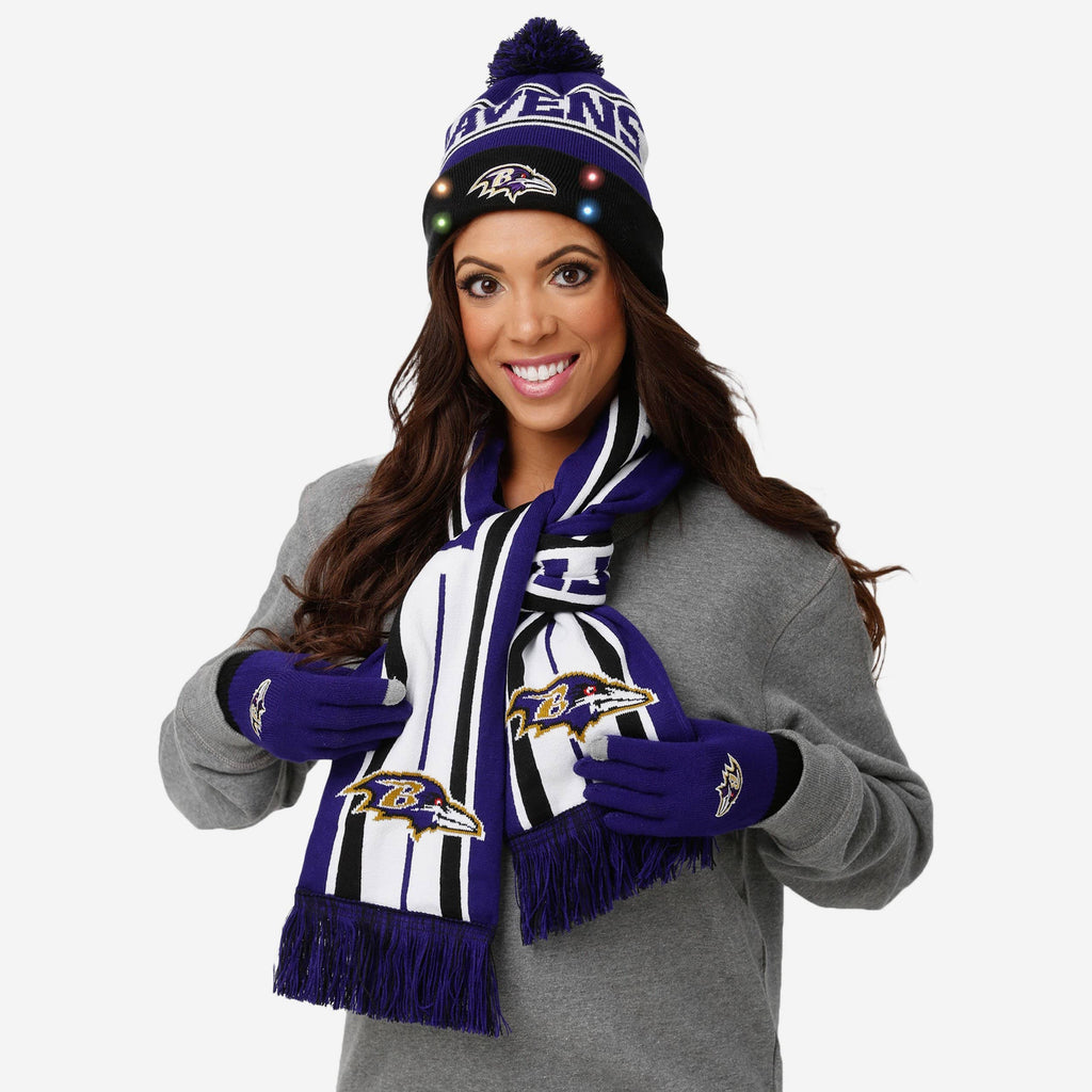 Baltimore Ravens Snow Stealer Cold Weather Set FOCO - FOCO.com