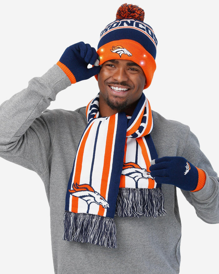 Denver Broncos Snow Stealer Cold Weather Set FOCO - FOCO.com