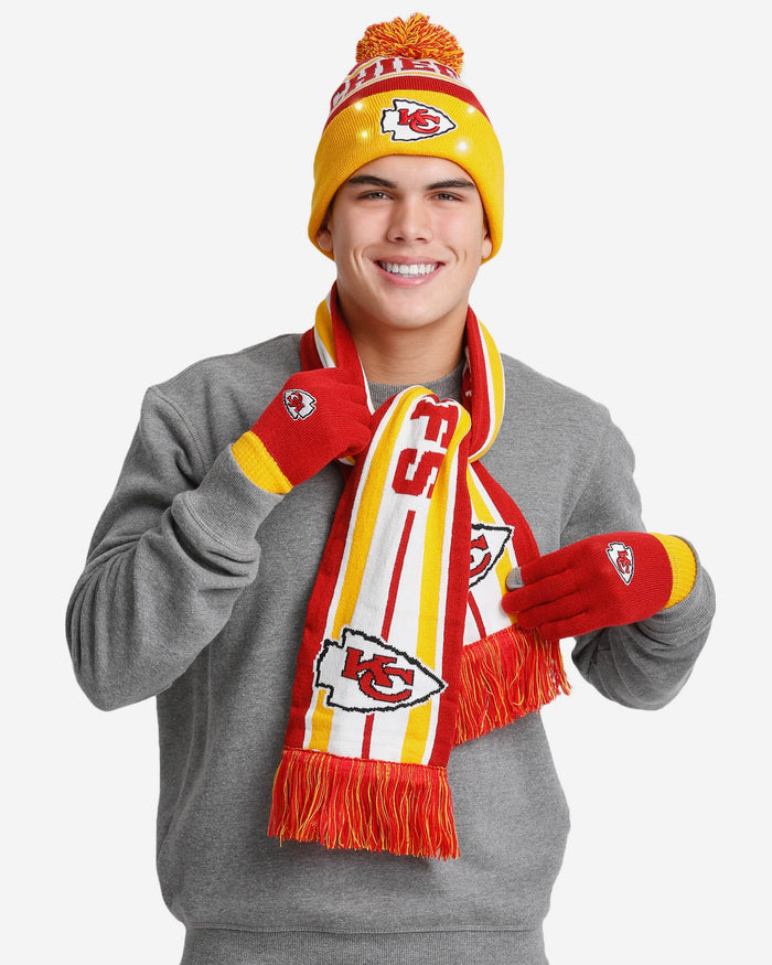 Kansas City Chiefs Snow Stealer Cold Weather Set FOCO - FOCO.com