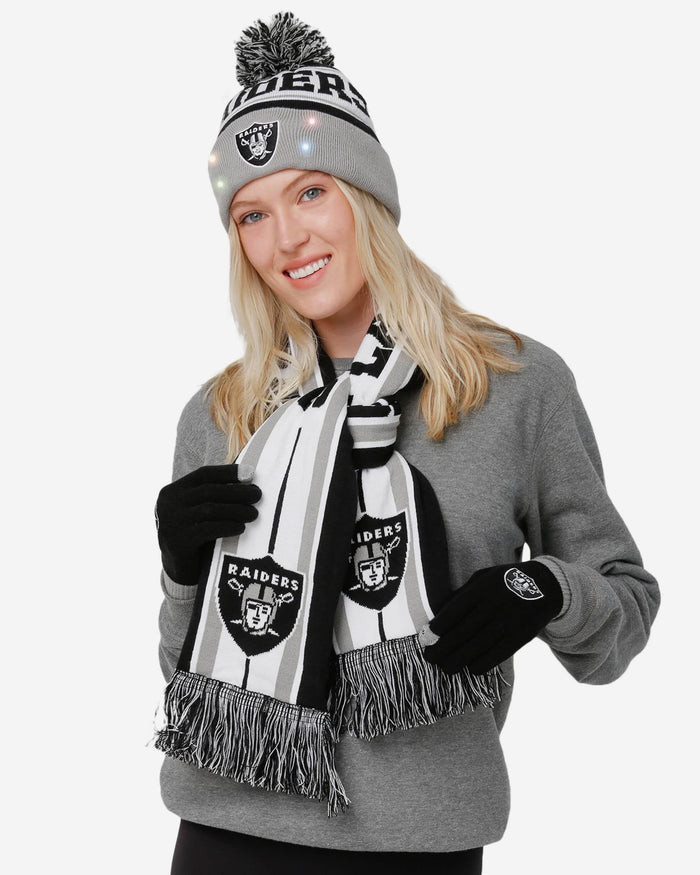 Las Vegas Raiders Snow Stealer Cold Weather Set FOCO - FOCO.com