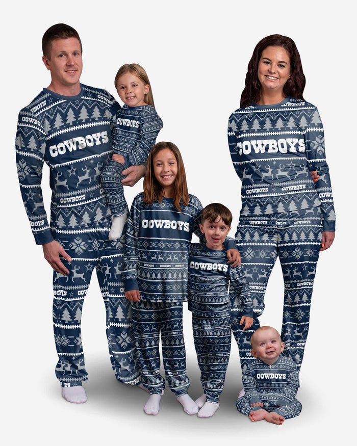 Dallas Cowboys Toddler Family Holiday Pajamas FOCO - FOCO.com