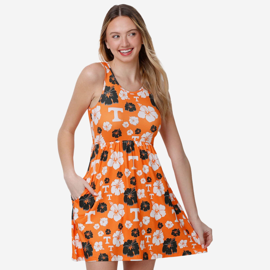 Tennessee Volunteers Womens Fan Favorite Floral Sundress FOCO S - FOCO.com