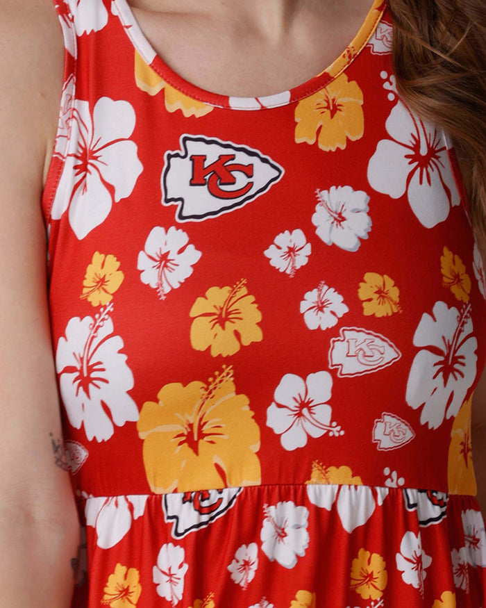 Kansas City Chiefs Womens Fan Favorite Floral Sundress FOCO - FOCO.com