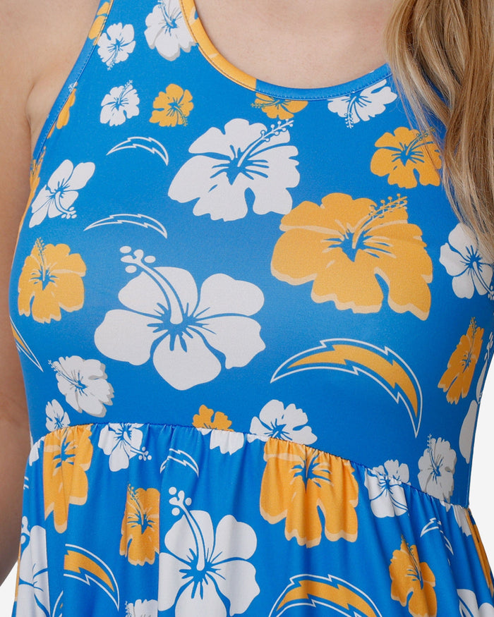Los Angeles Chargers Womens Fan Favorite Floral Sundress FOCO - FOCO.com