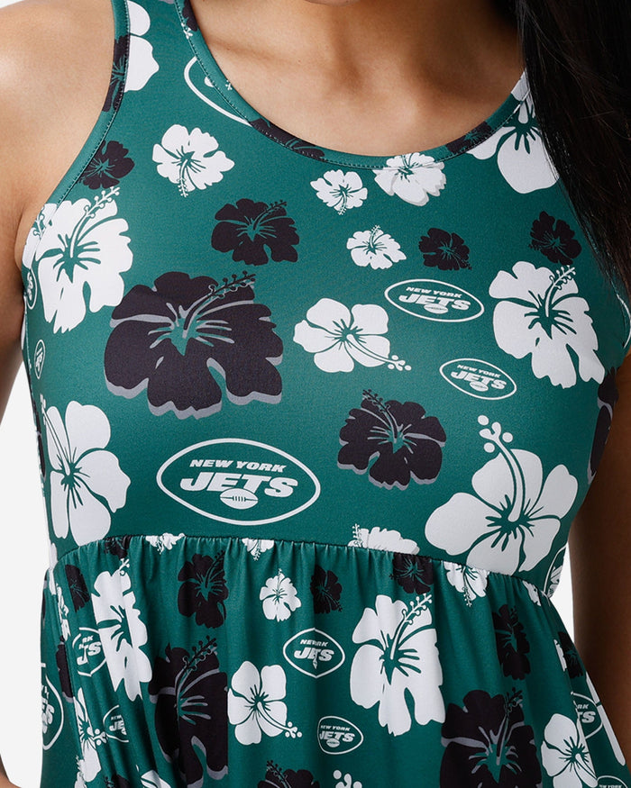 New York Jets Womens Fan Favorite Floral Sundress FOCO - FOCO.com