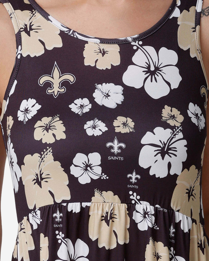 New Orleans Saints Womens Fan Favorite Floral Sundress FOCO - FOCO.com