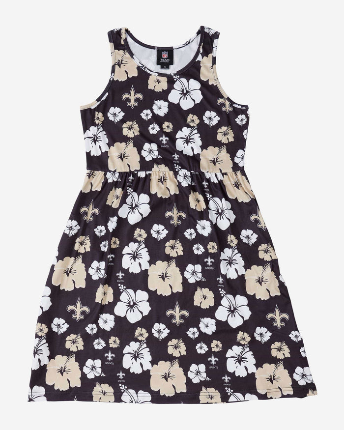 New Orleans Saints Womens Fan Favorite Floral Sundress FOCO - FOCO.com