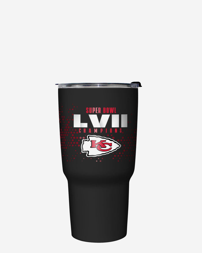 Kansas City Chiefs Super Bowl LVII Champions Black Digital 27 oz Stainless Steel Tumbler FOCO - FOCO.com