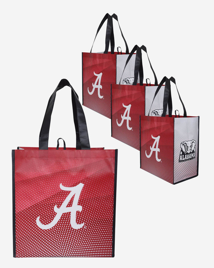 Alabama Crimson Tide 4 Pack Reusable Shopping Bag FOCO - FOCO.com