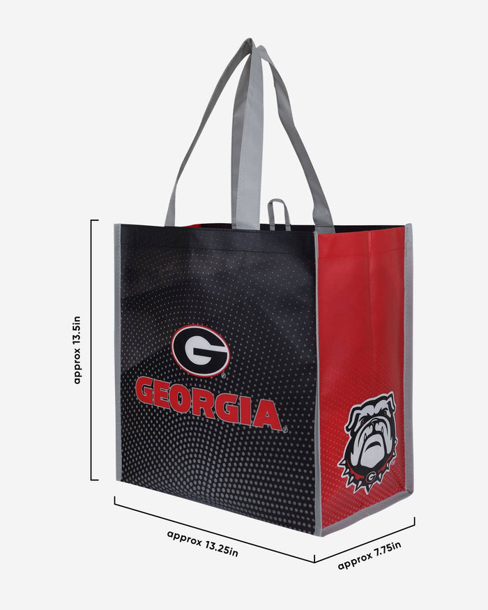 Georgia Bulldogs 4 Pack Reusable Shopping Bag FOCO - FOCO.com
