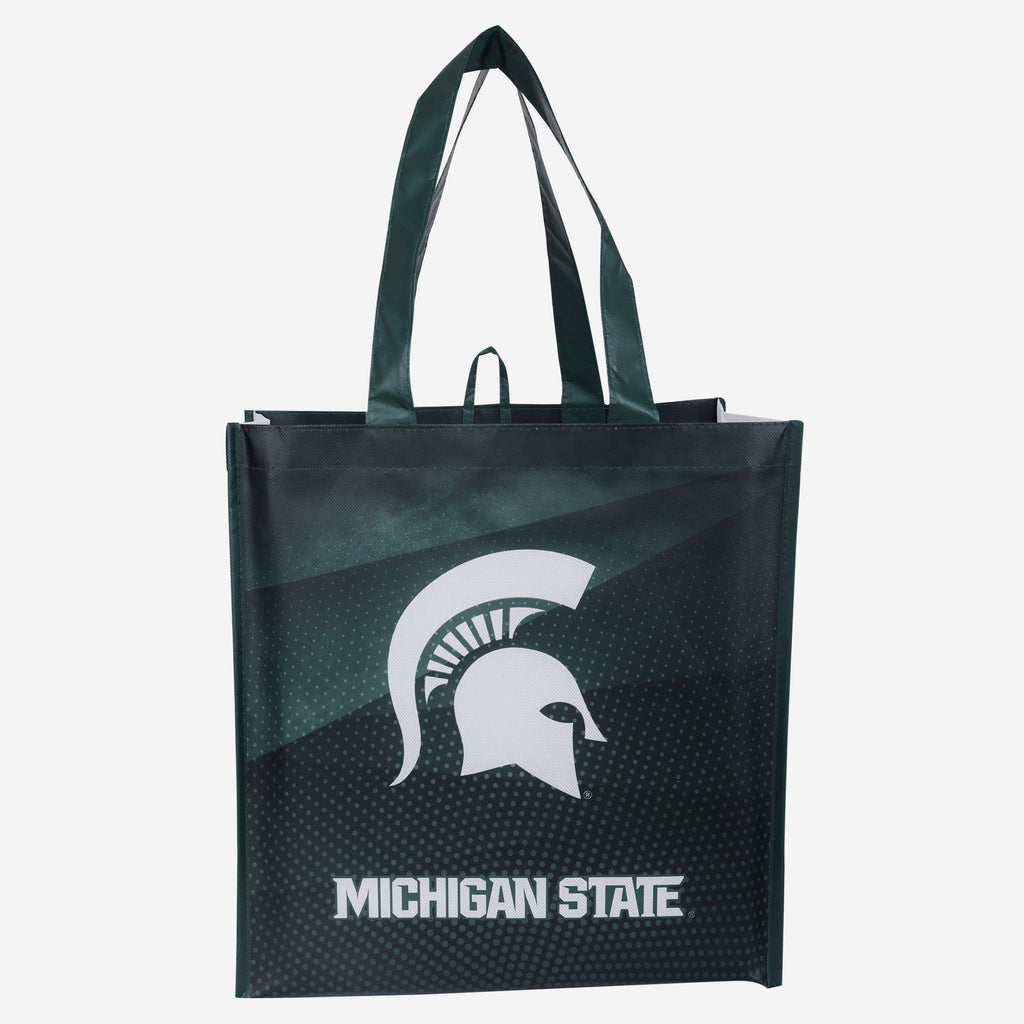 Michigan State Spartans 4 Pack Reusable Shopping Bag FOCO - FOCO.com