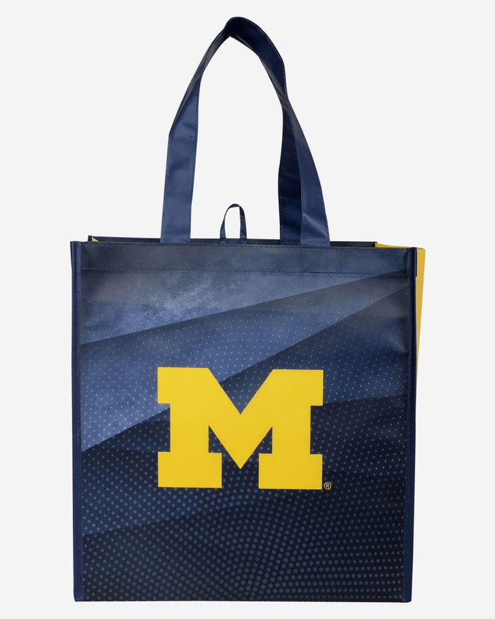 Michigan Wolverines 4 Pack Reusable Shopping Bag FOCO - FOCO.com