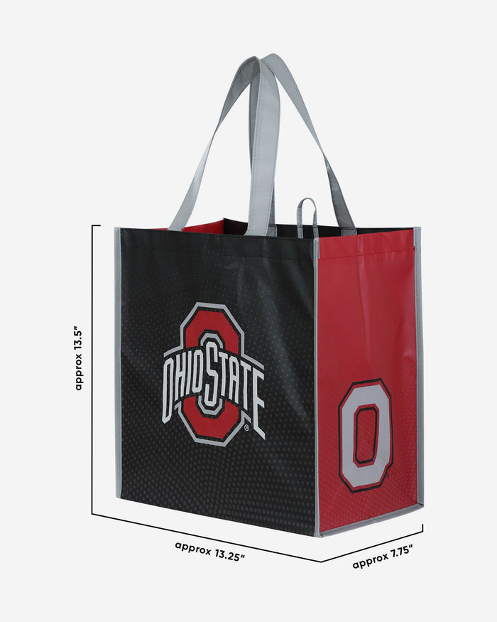 Ohio State Buckeyes 4 Pack Reusable Shopping Bag FOCO - FOCO.com