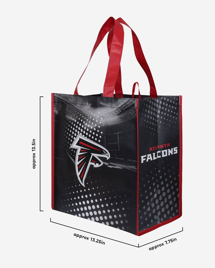 Atlanta Falcons 4 Pack Reusable Shopping Bag FOCO - FOCO.com