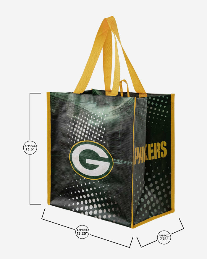 Green Bay Packers 4 Pack Reusable Shopping Bags FOCO - FOCO.com