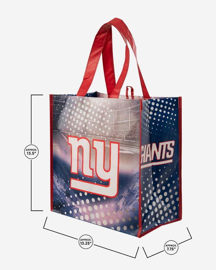 New York Giants 4 Pack Reusable Shopping Bags FOCO - FOCO.com