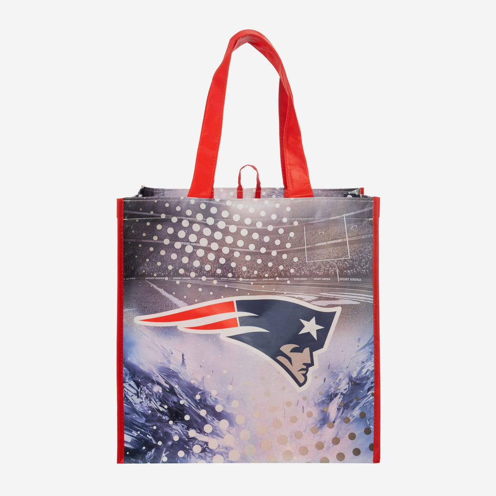 New England Patriots 4 Pack Reusable Shopping Bags FOCO - FOCO.com