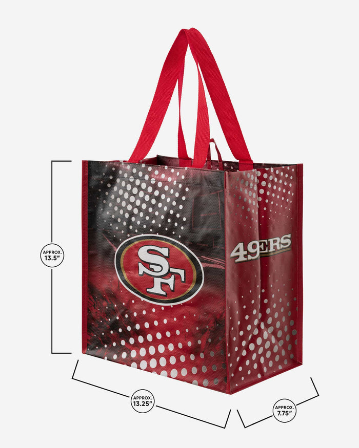 San Francisco 49ers 4 Pack Reusable Shopping Bags FOCO - FOCO.com