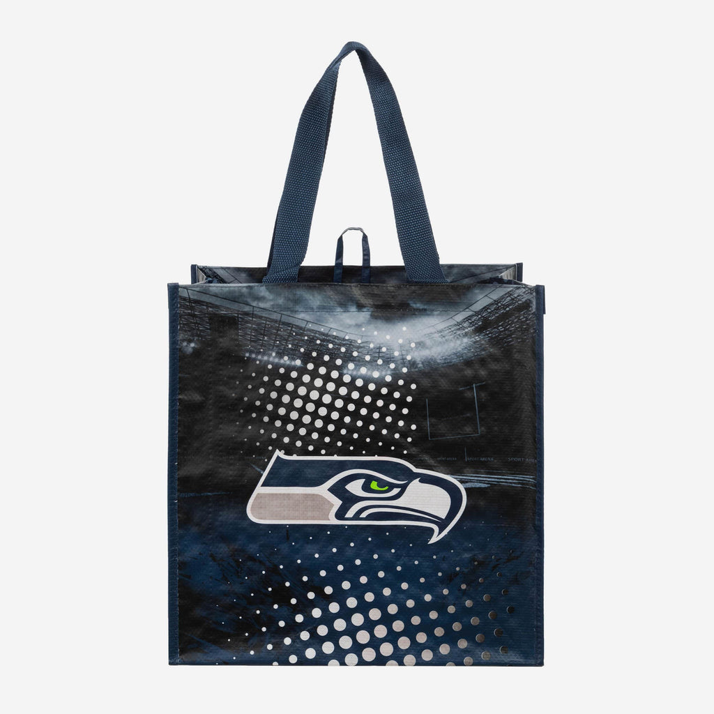 Seattle Seahawks 4 Pack Reusable Shopping Bags FOCO - FOCO.com