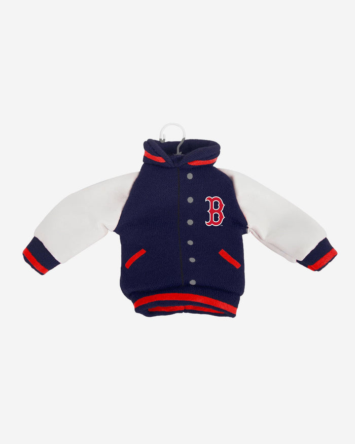 Boston Red Sox Fabric Varsity Jacket Ornament FOCO - FOCO.com