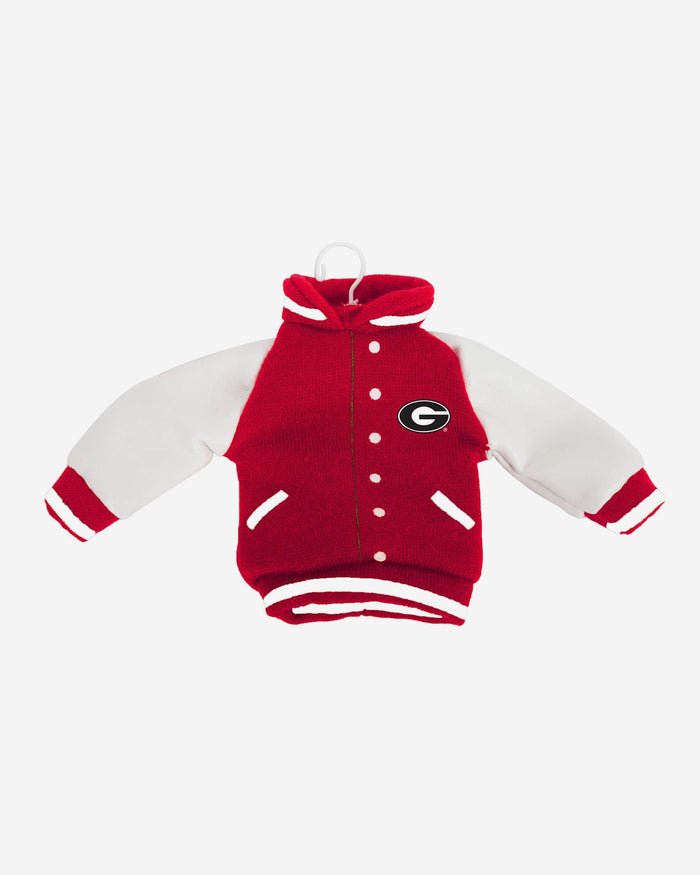 Georgia Bulldogs Fabric Varsity Jacket Ornament FOCO - FOCO.com