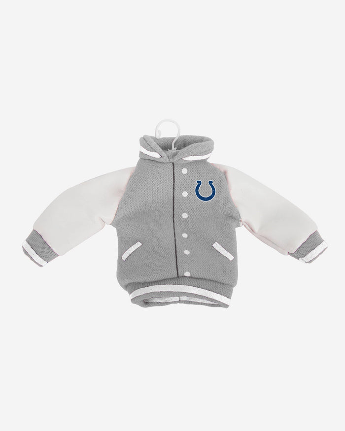 Indianapolis Colts Fabric Varsity Jacket Ornament FOCO - FOCO.com