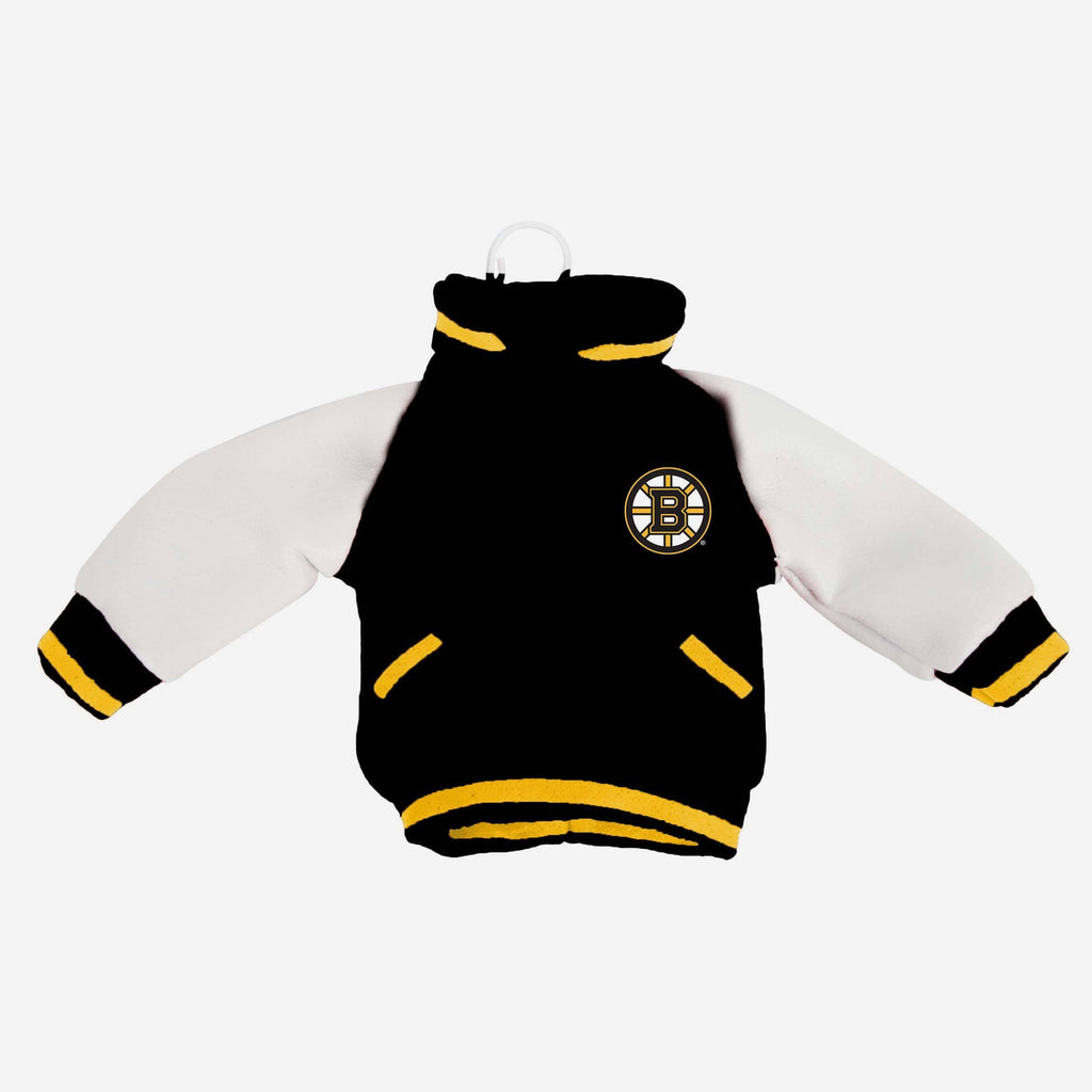 Boston Bruins Fabric Varsity Jacket Ornament FOCO - FOCO.com