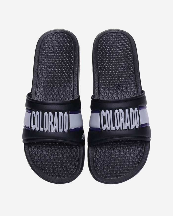 Colorado Rockies Raised Wordmark Slide FOCO S - FOCO.com