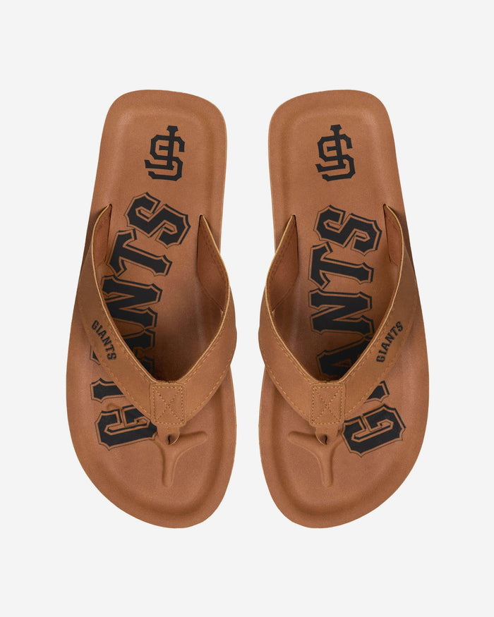 San Francisco Giants Color Pop Contour Flip Flop FOCO S - FOCO.com