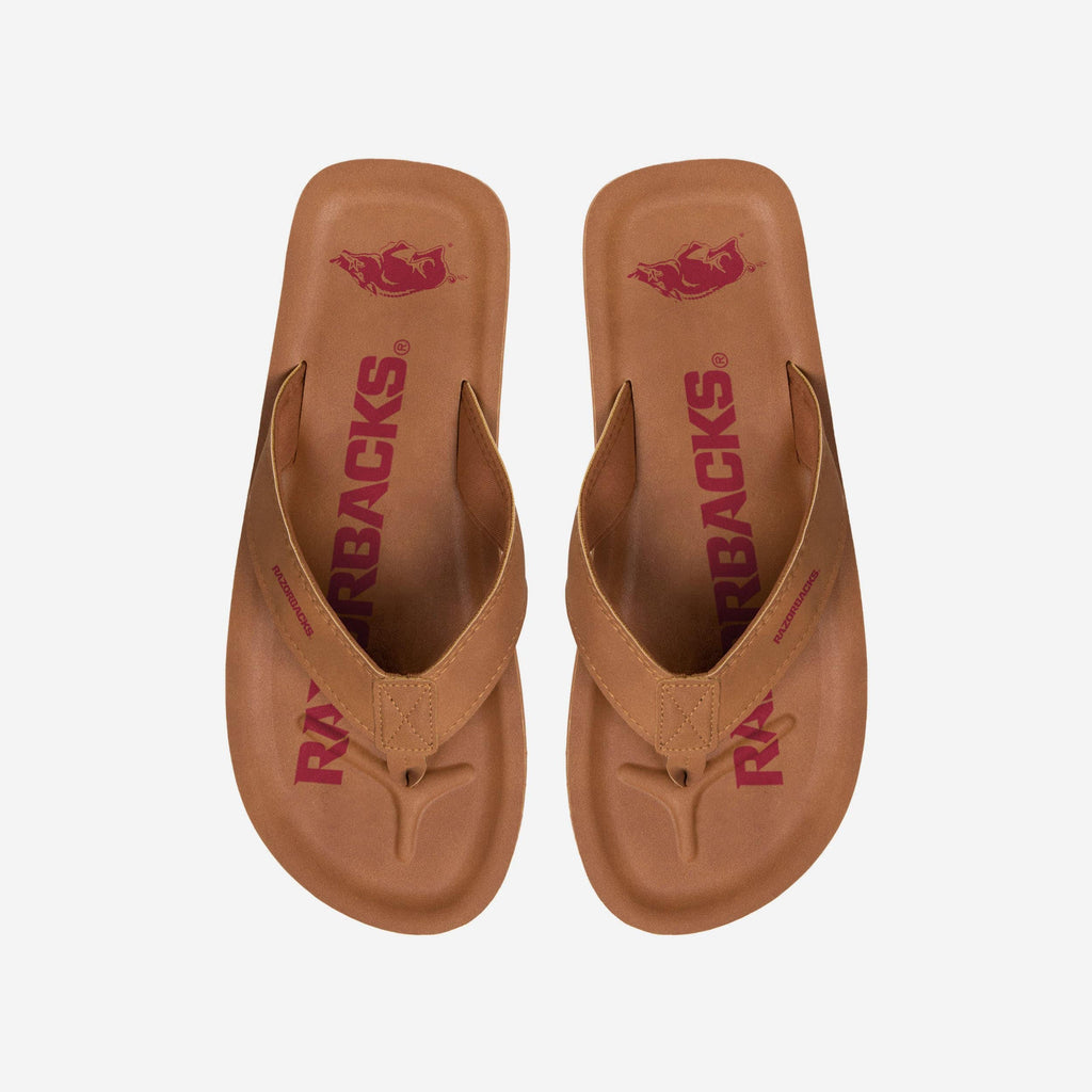 Arkansas Razorbacks Color Pop Contour Flip Flop FOCO S - FOCO.com