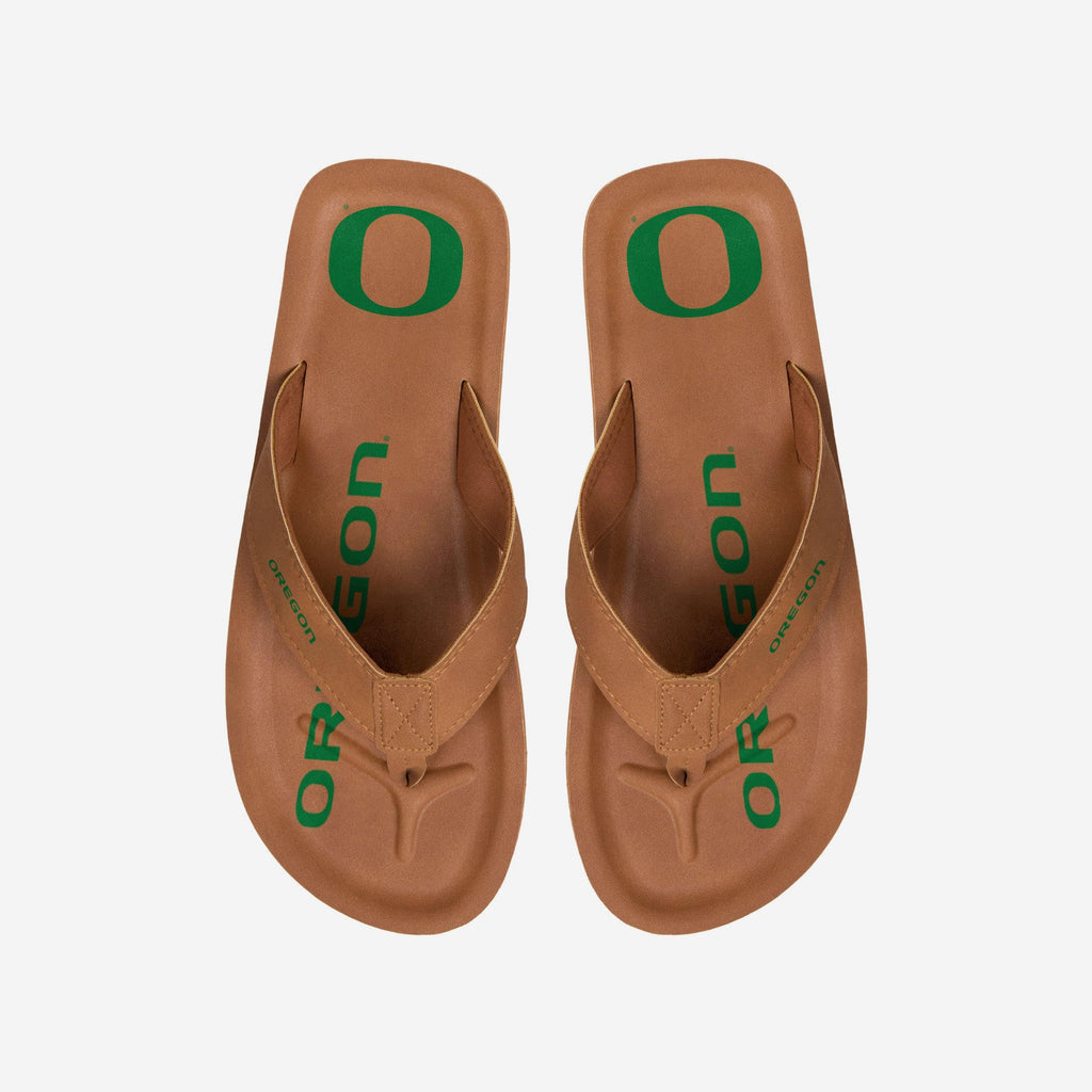 Oregon Ducks Color Pop Contour Flip Flop FOCO S - FOCO.com