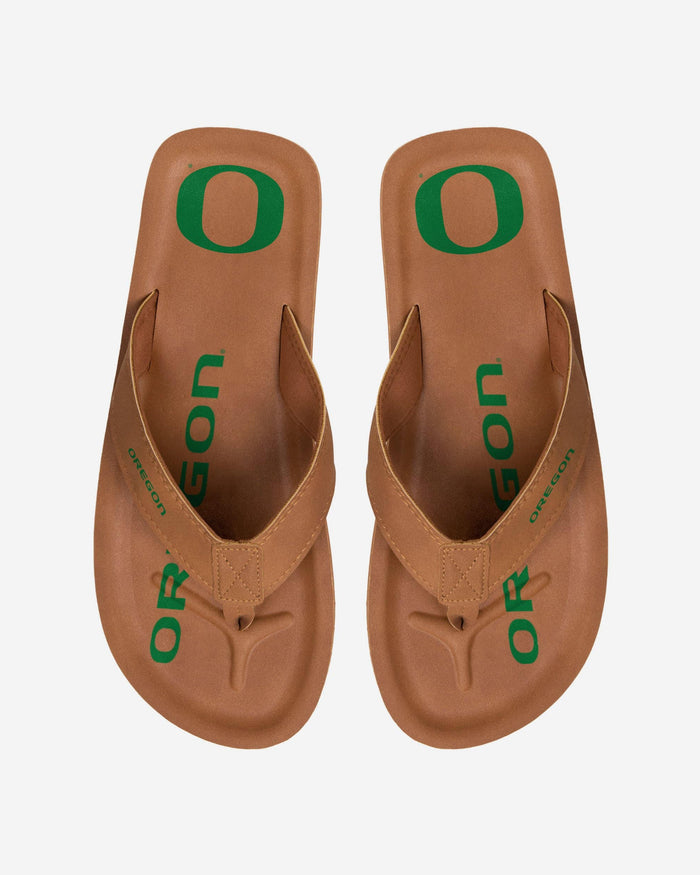 Oregon Ducks Color Pop Contour Flip Flop FOCO S - FOCO.com