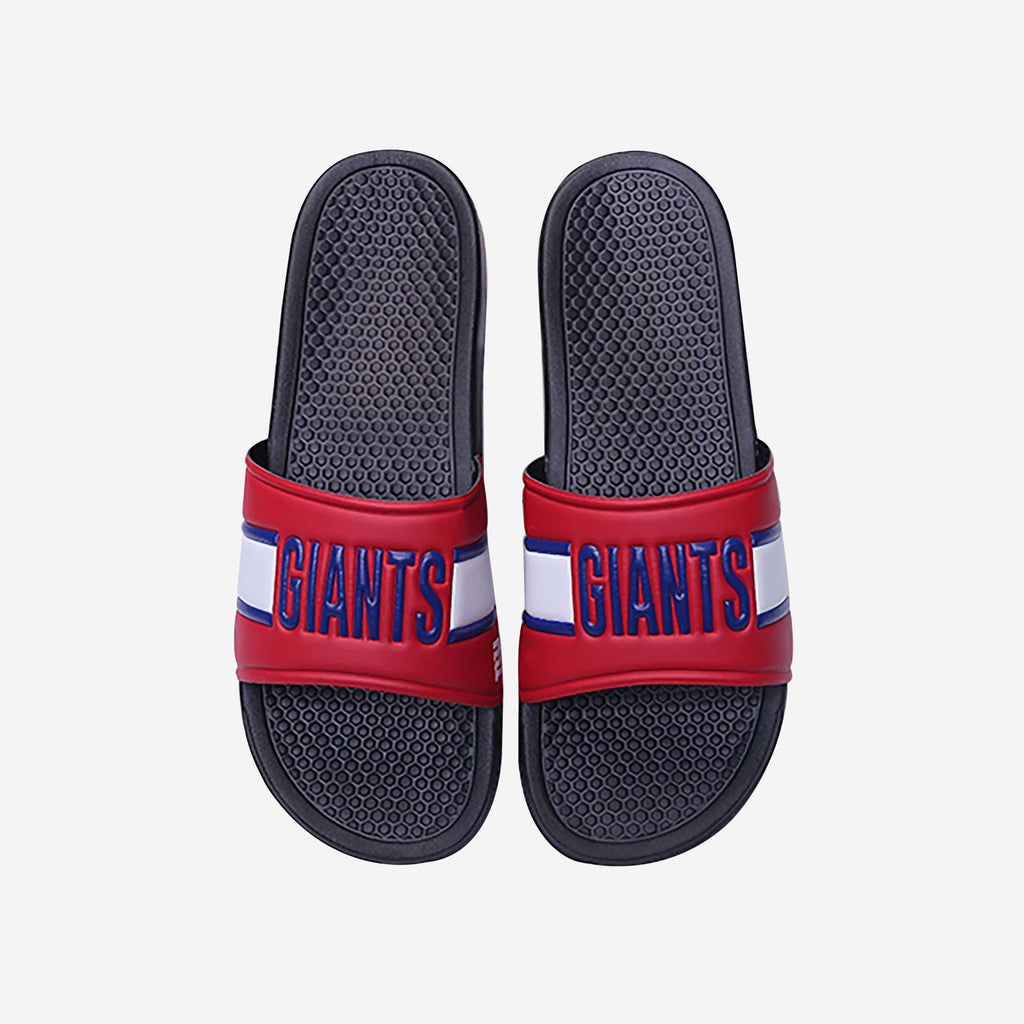 New York Giants Raised Wordmark Slide FOCO S - FOCO.com