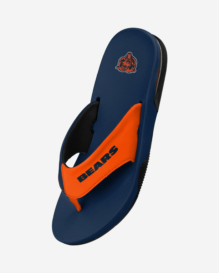 Chicago Bears Team Color Contour Flip Flop FOCO - FOCO.com