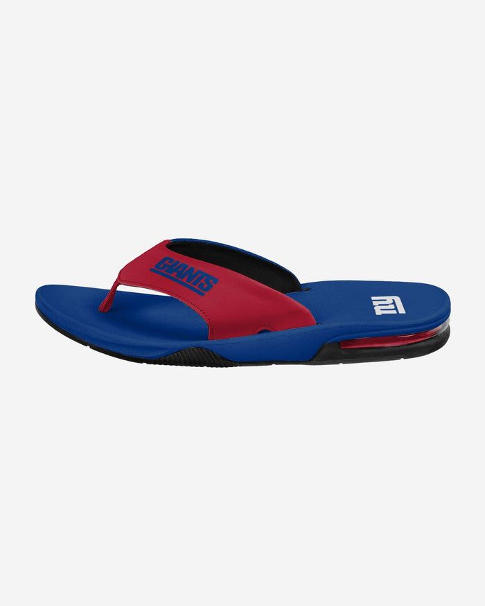 New York Giants Team Color Contour Flip Flop FOCO - FOCO.com