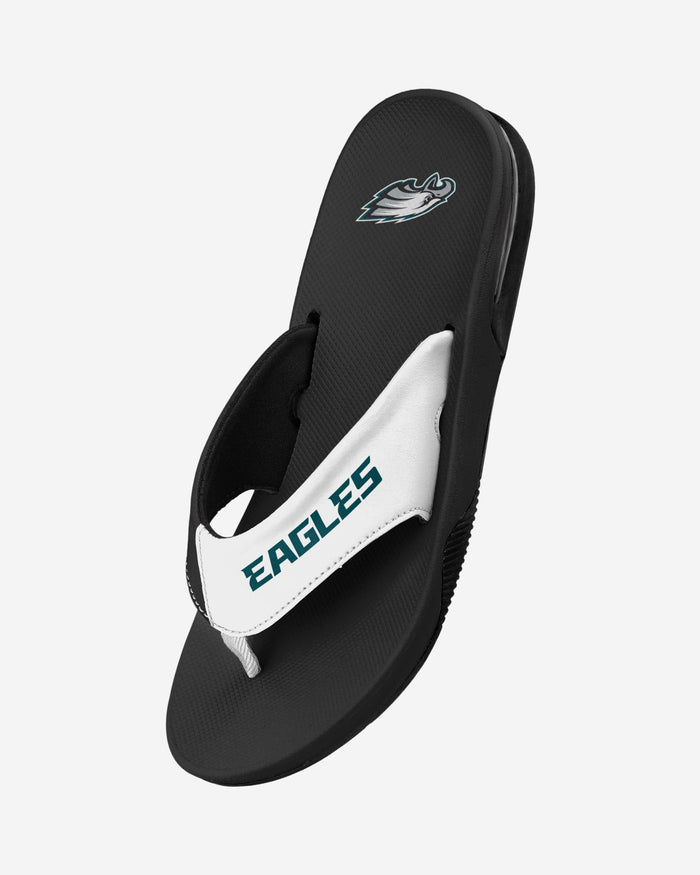 Philadelphia Eagles Team Color Contour Flip Flop FOCO - FOCO.com